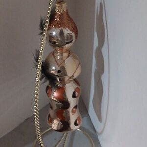 Vintage Italian Glass Girl ornament